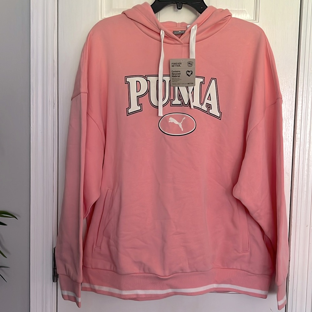 Puma Women's Pink Hoodie